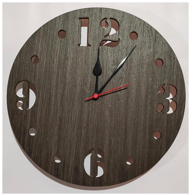 

Maison Cuisine Wood Analog Wall clock ( Set of 1 )