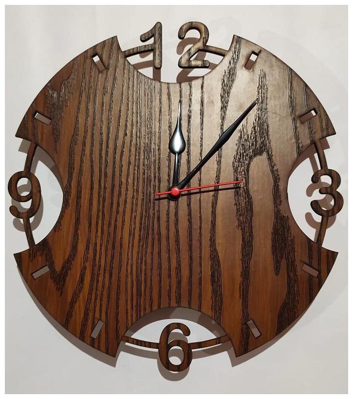 

Maison Cuisine Wood Analog Wall clock ( Set of 1 )