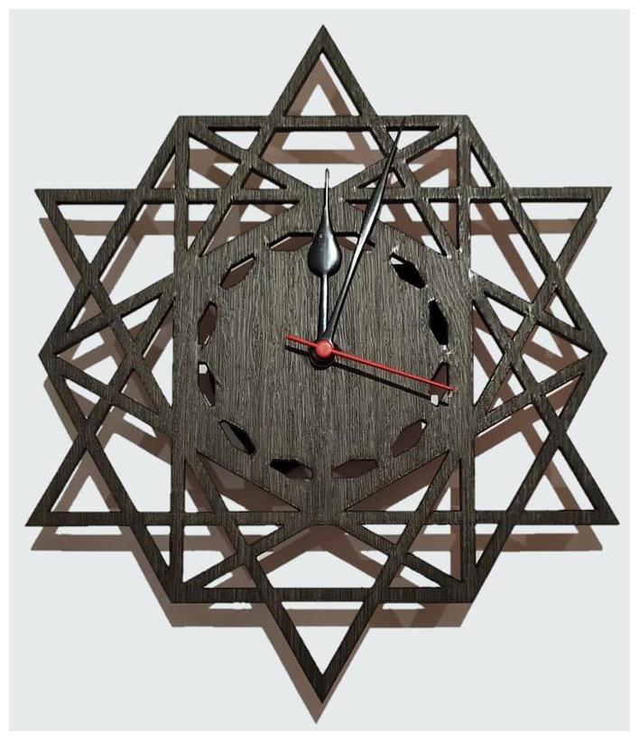 

Maison Cuisine Wood Analog Wall clock ( Set of 1 )