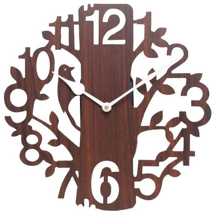 

Maison Cuisine Wood Analog Wall clock ( Set of 1 )