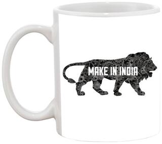 Make in India Ceramic Coffee Mug by AshvahTM - MUG660