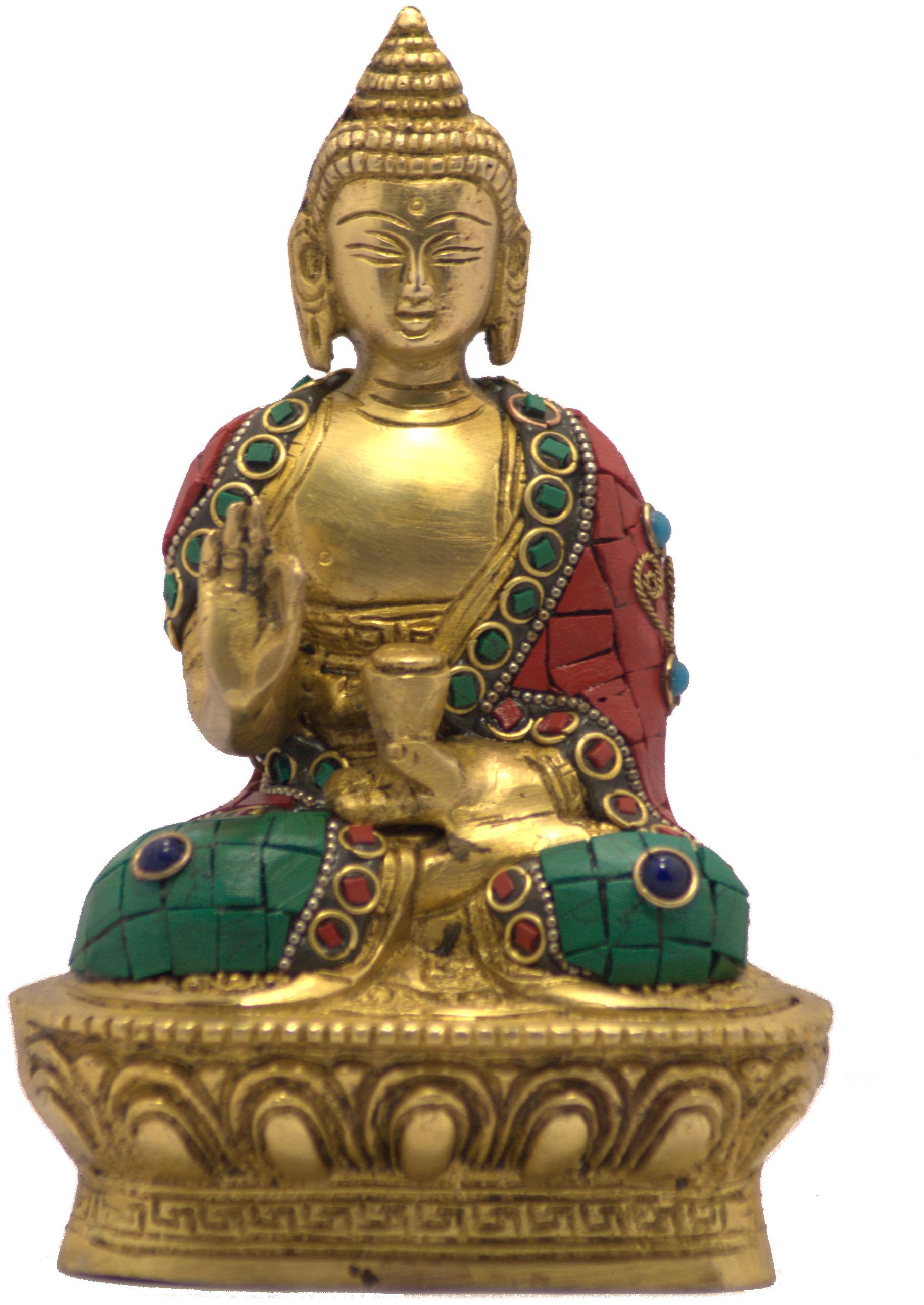 

Mamtabrass Lord Buddha Decorative Idol