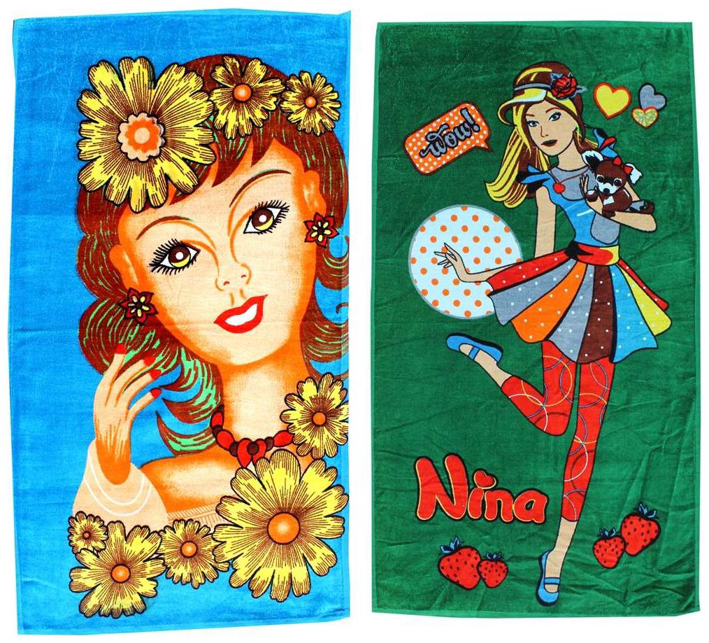 

Mandhania Cartoon Printed Kids Bath Towels for Boys N Girls
