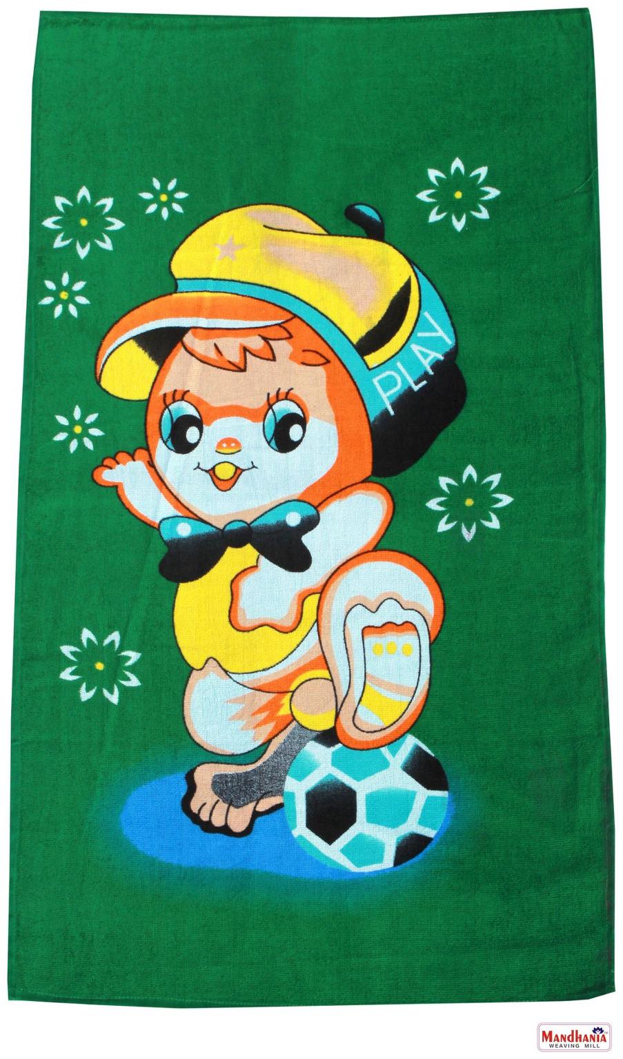 

Mandhania Cotton Cartoon Printed Kids Bath Towels for Boys N Girls Pack of 1
