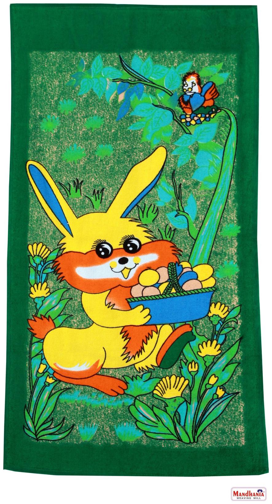 

Mandhania Cotton Cartoon Printed Kids Bath Towels for Boys N Girls Pack of 1