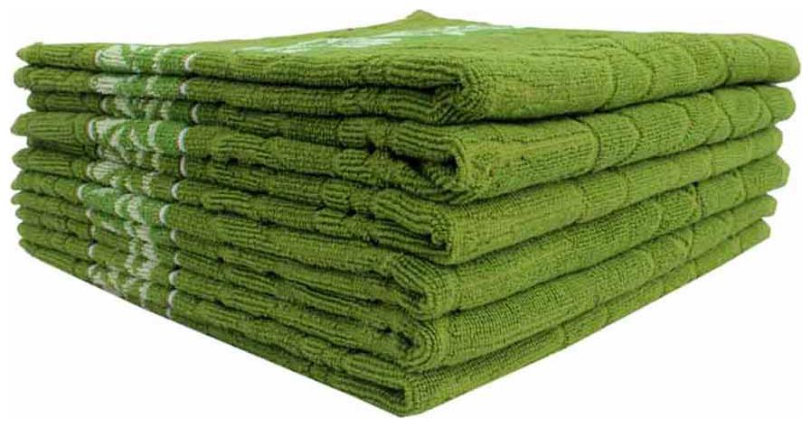 

Mandhania Green Cotton Dark Flora Turkey Towels - Pack Of 5