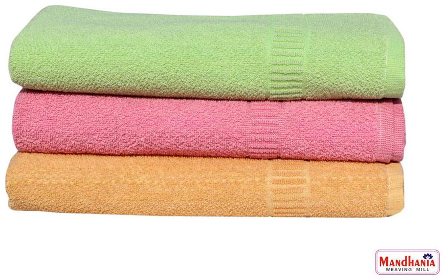 

Mandhania Lily Cotton Bath Towels Pack of 3 -Assorted (150cm x 75cm)