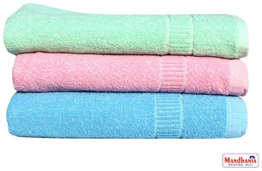 

Mandhania Lily Cotton Bath Towels Pack of 3 -Assorted (150cm x 75cm)