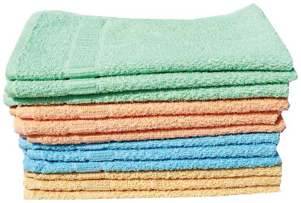 

Mandhania Multicolour Cotton Hand Towel-Set Of 12