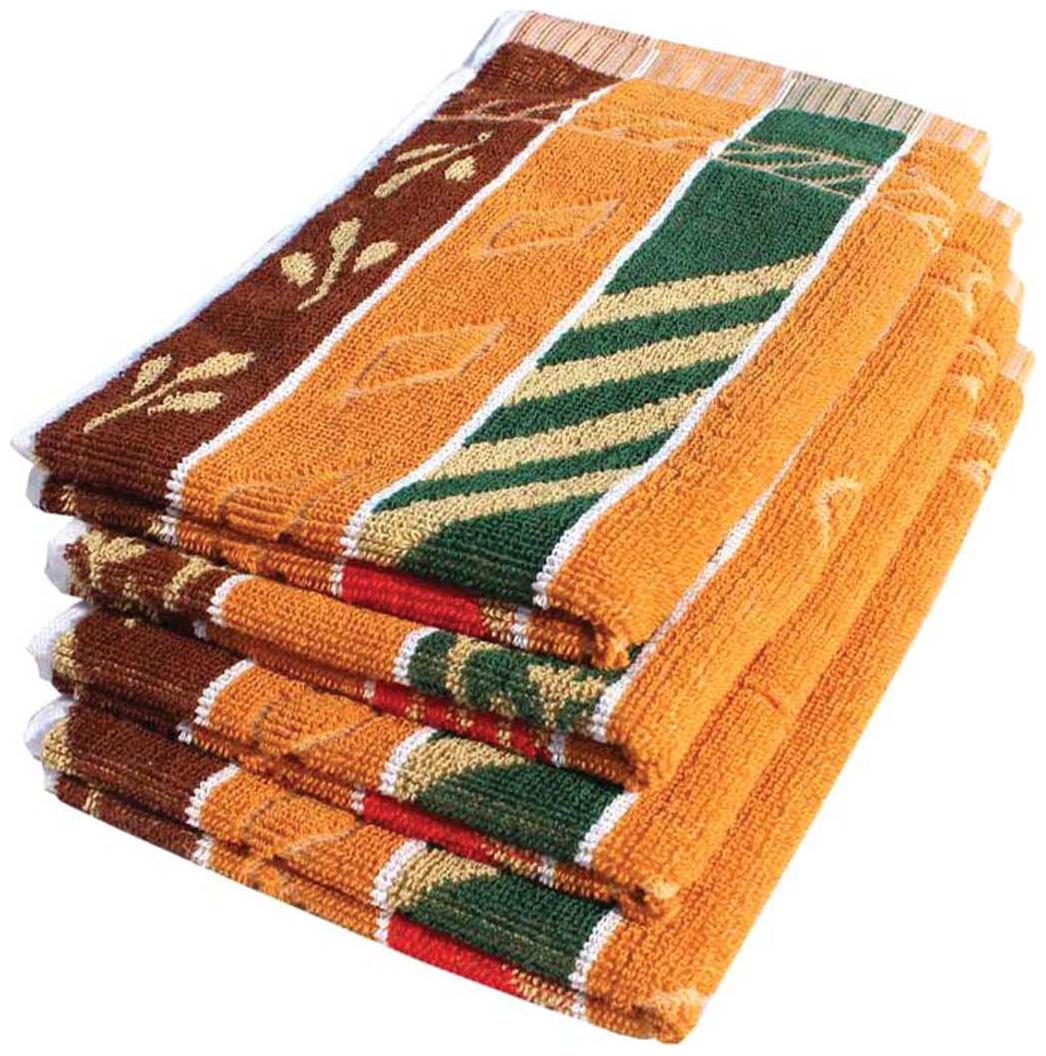 

Mandhania Multicolour Cotton Hand Towel - Set Of 4