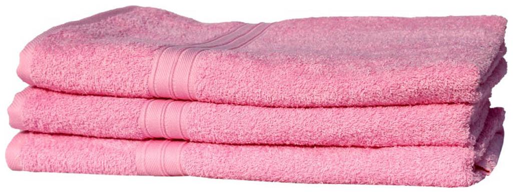 

Mandhania Pink Cotton 3 Bath Towels