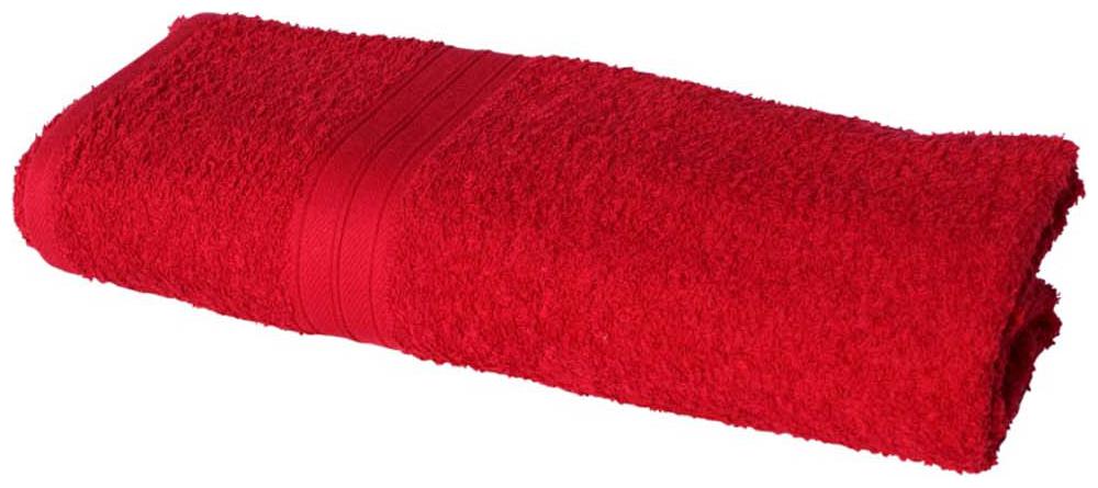 

Mandhania Red Cotton Bath Towel