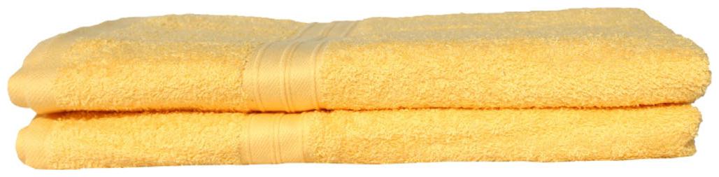 

Mandhania Yellow Cotton 2 Bath Towels