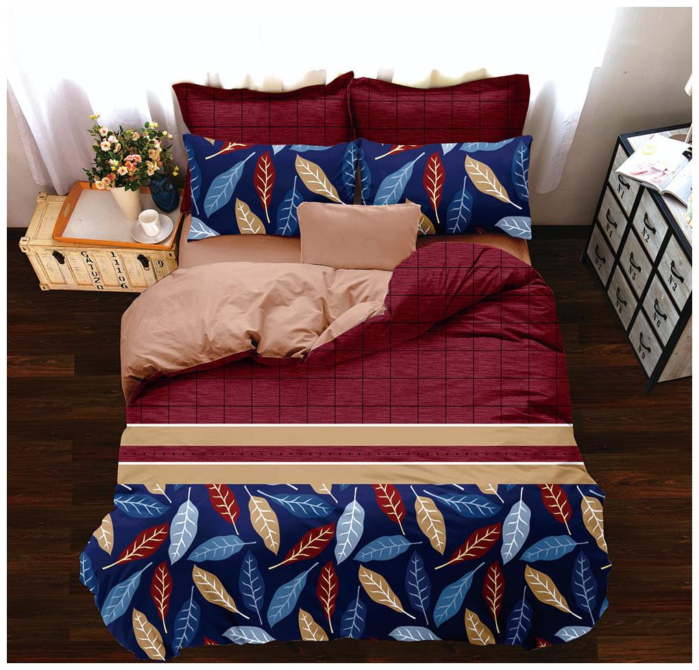 

MANNATLIFESTYLE Cotton Checkered Double Size Bedsheet 150 TC ( 1 Bedsheet With 2 Pillow Covers Multi )