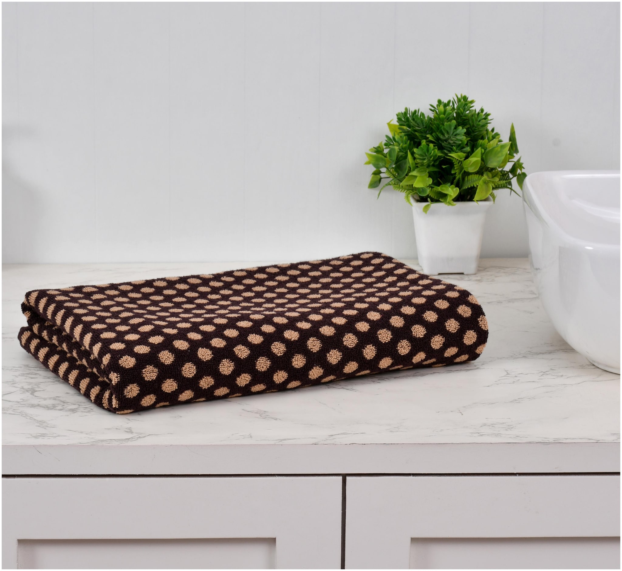 

MANNATLIFESTYLE 600 GSM Cotton Bath Towel ( 1 Piece Brown )