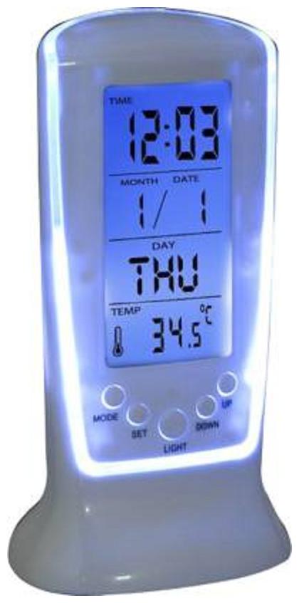 

MARKETWALA Plastic Digital Table clock Alarm clock ( Set of 1 )