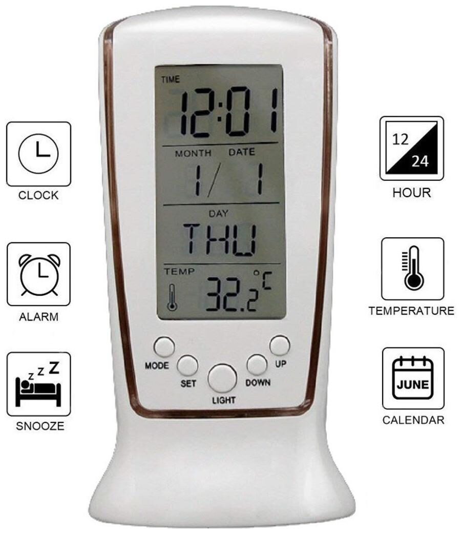 

Marketwala Plastic Digital Table clock ( Set of 1 )