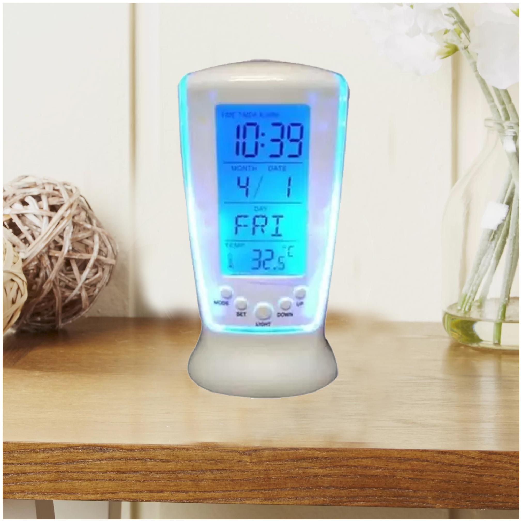 

MARKETWALA Plastic Digital Table clock Alarm clock ( Set of 1 )