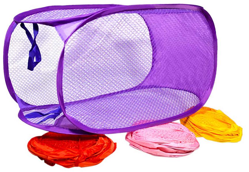 

MARKETWALA Net Assorted Laundry Basket ( Set of 1 )