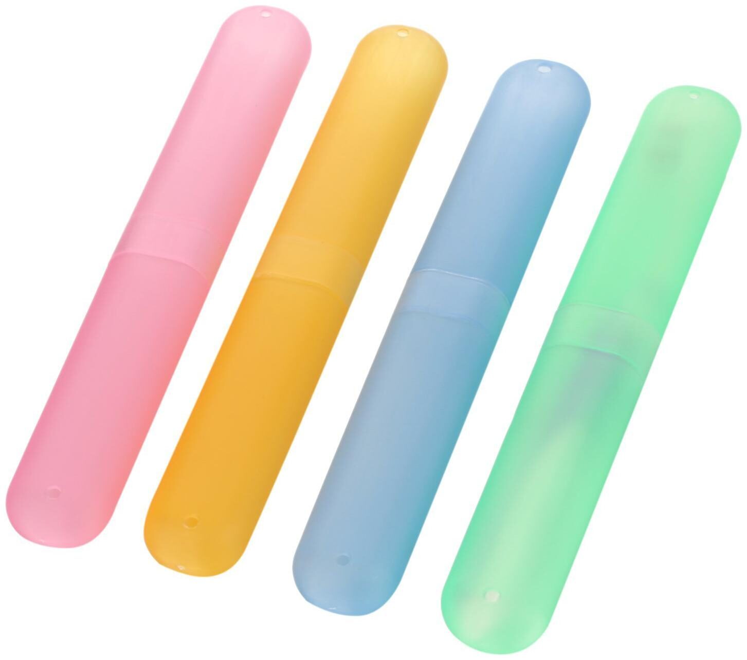 

Martand 4pcs Tooth brush cover case lid travel kit toothbrush holder With protector cap