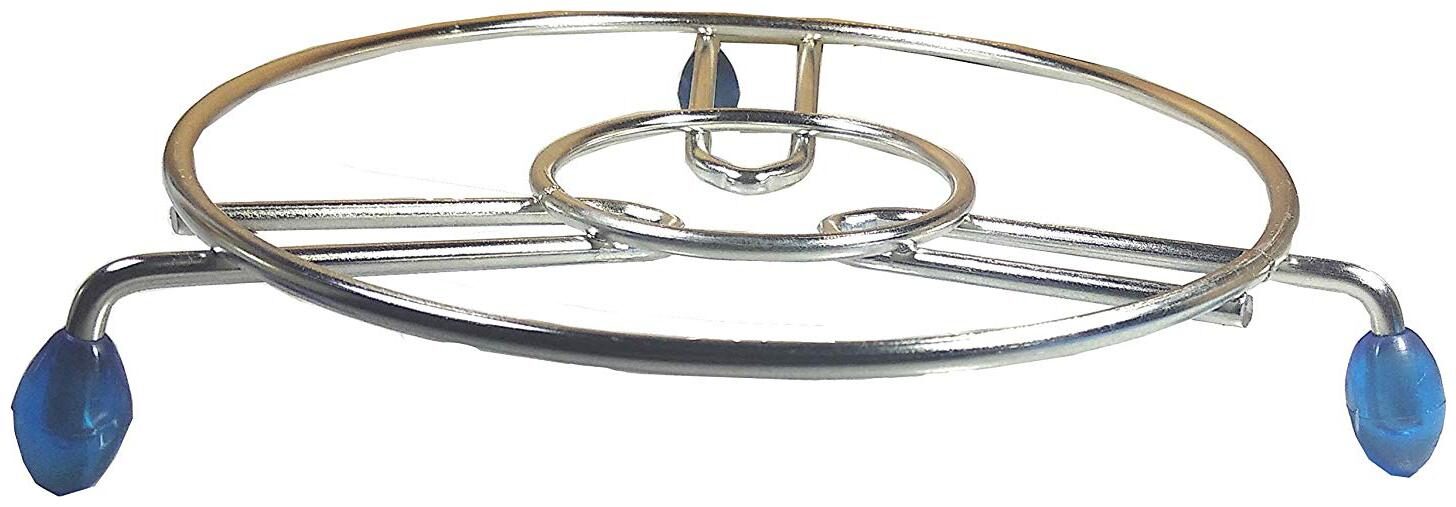 

Martand Hot Pot Stand for Kitchen Stainless Steel Trivet for Dining Table Pot Holder Heat Resistance (20 3cm x 20 3cm x 4cm)- 1 pc