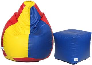 Maruti fun bags XL Bean Bag Combo with Puffy Cover Without Beans