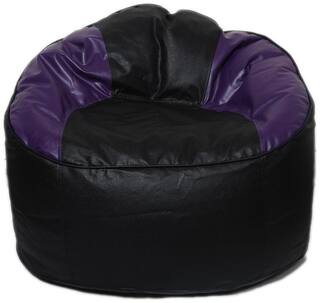 Maruti fun bags Bean Bag cover Classic Muddha Standard Purple Colour Without Beans