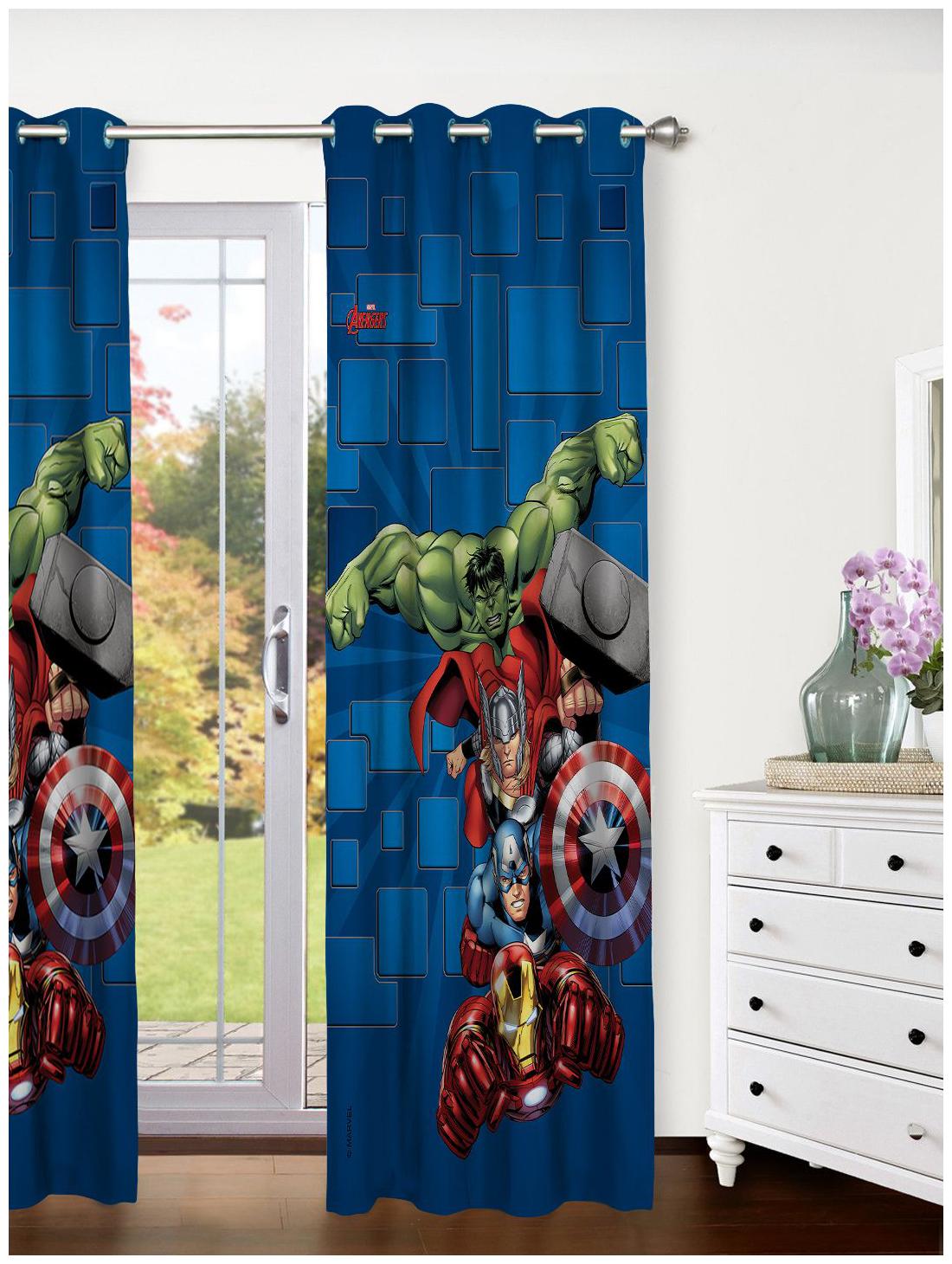 

Marvel- Athom Trendz- Avengers- Kids- Door Curtain- Single Piece- 48x88 (4ftx7ft)
