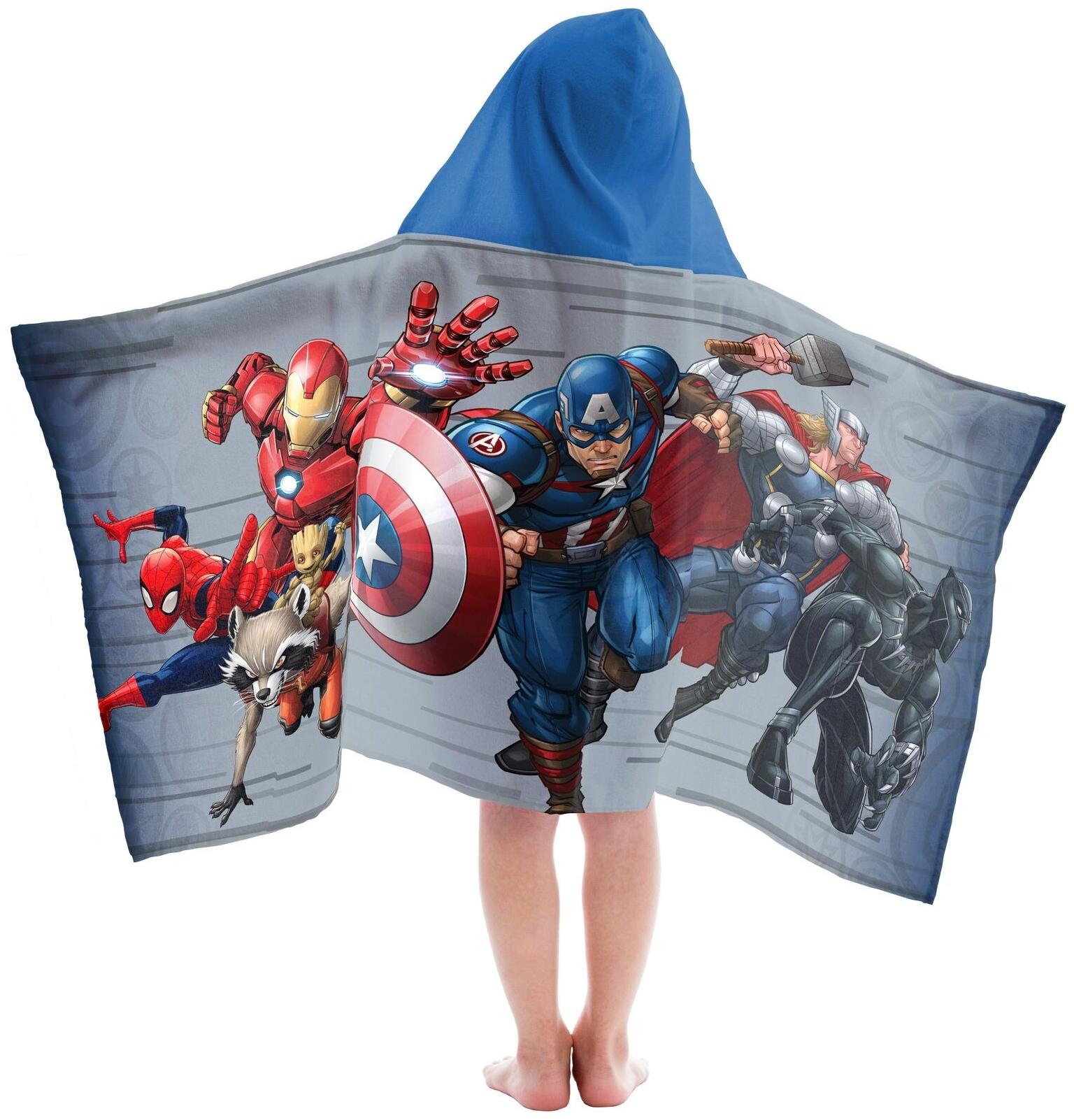 

Marvel Avengers Hooded Towel BATH WRAP 25 X 50 COTTON