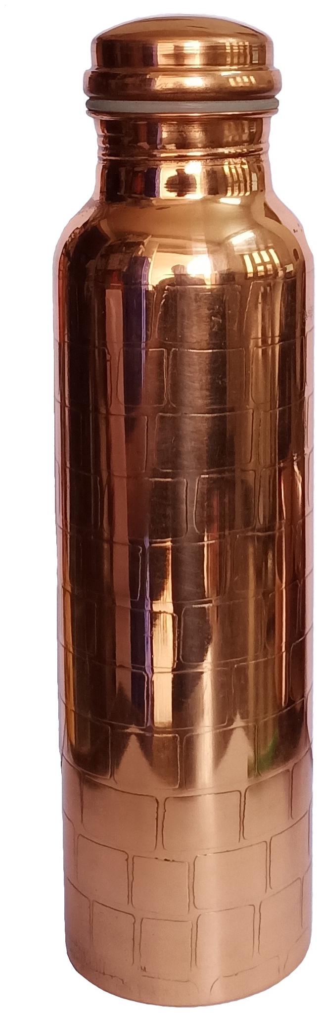 

Marwall Copper Copper Water Bottle ( 900 ml Set of 1 )