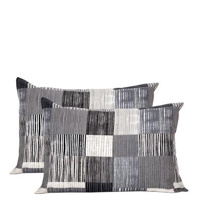 

Maspar Astounding Ace Paragon Cotton Neutral Pillow Sham (Pack Of 2)