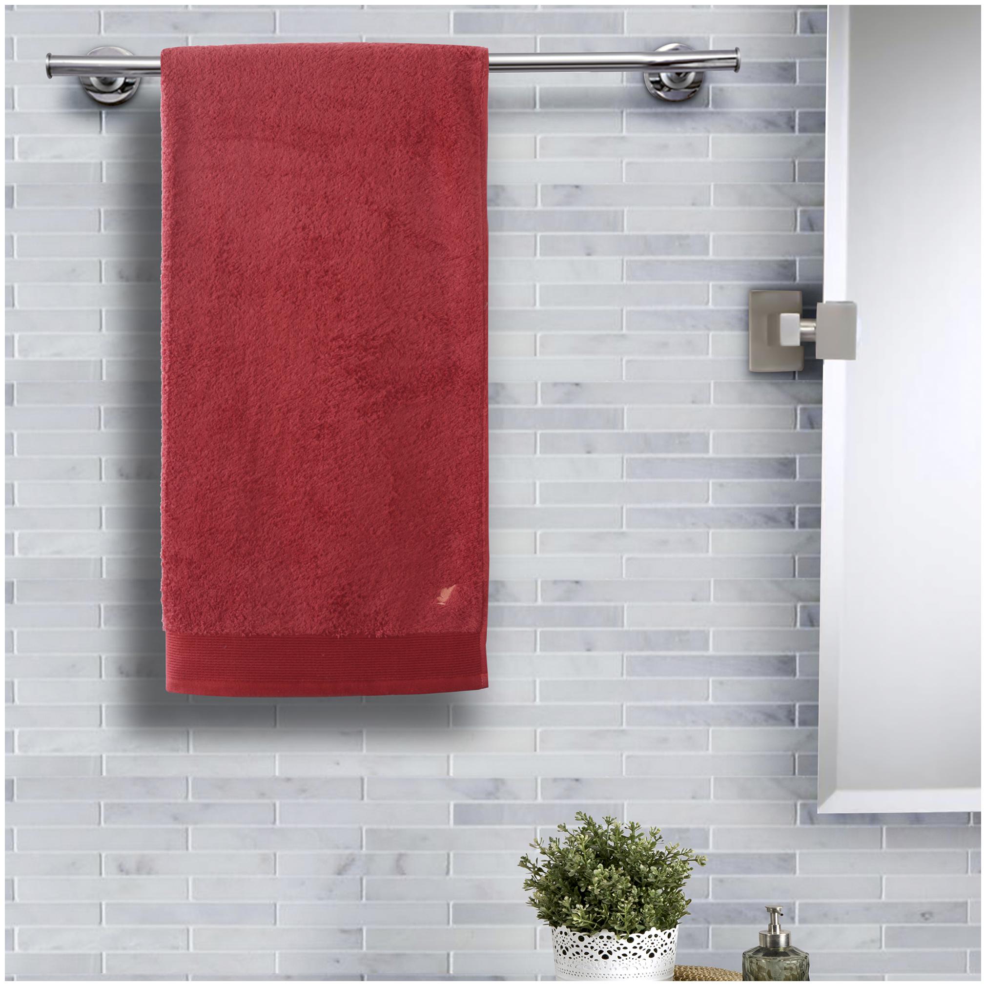 

Maspar 550 GSM Cotton Bath Towel ( 1 Piece Red )