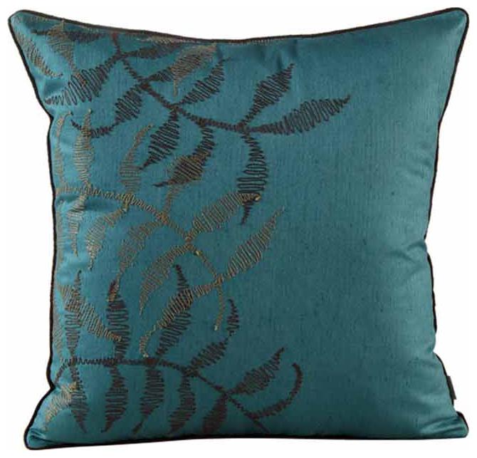 

Maspar Vivacious Fucoid Cotton Blue Medium Cushion Cover (Pack Of 1)