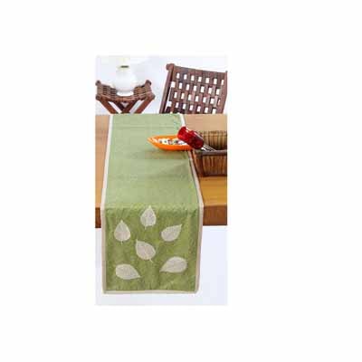 

Maspar Elan Leafy Texture Cotton Green 4 Seater Runner (Pack Of 1)