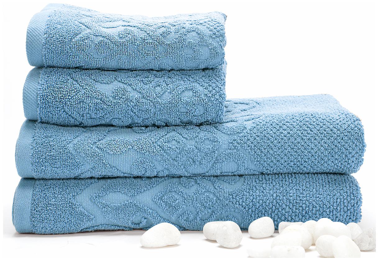 

Maspar 550 GSM Cotton Bath towel ( 4 pieces Blue )