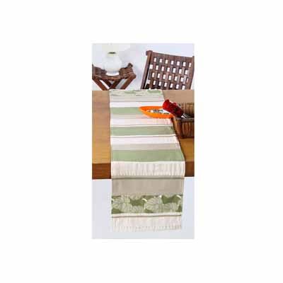 

Maspar Elan Palm Leaves Cotton Green 4 Seater Runner (Pack Of 1)