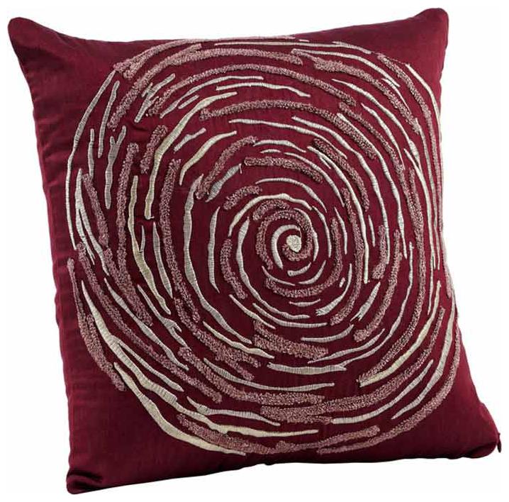 

Maspar Luxe Ripple Cotton Red Medium Cushion Cover (Pack Of 1)