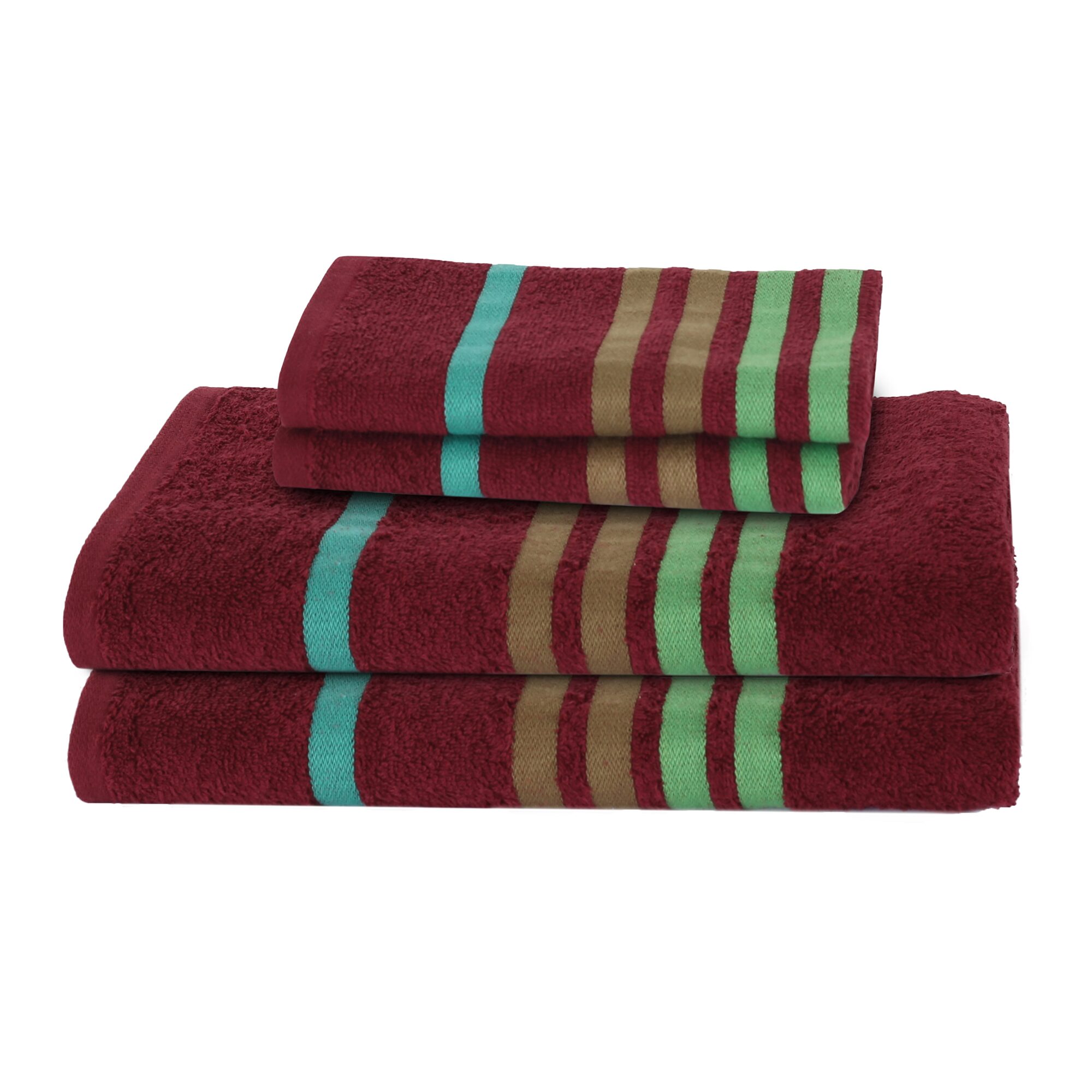 

Maspar 450 GSM Cotton Bath Towel ( 4 Pieces Red )