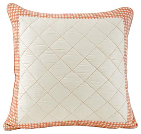 

Maspar BalleriGingham Print Cotton Peach Medium Cushion Cover (Pack Of 1)