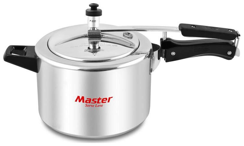 

Master Secura Aluminium Inner Lid Pressure Cooker 5 L (ISI Marked)