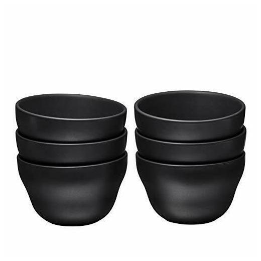 

Matte Black Ceramic Dessert Bowls Set - 8 Oz Durable Ceramic Bowls Matte Black