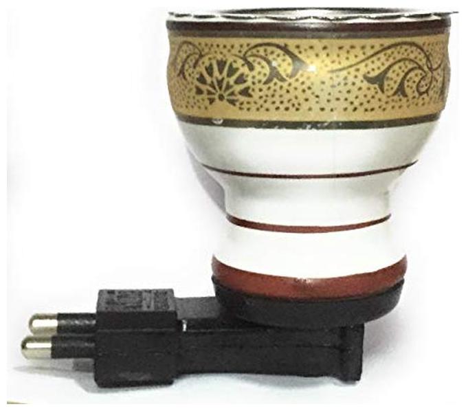 

Maverick Niche Electric Ceramic Kapoor Dani Beautiful and Rich Looking Dhoop Dani Direct Plug-in Incense Burner