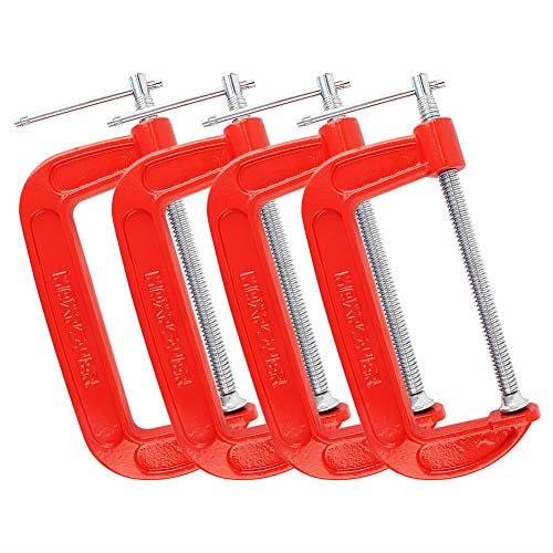

MAXPOWER 6 Inch C Clamp Up To 6-Inch Jaw Opening 2-3 4 Inch Throat Depth C
