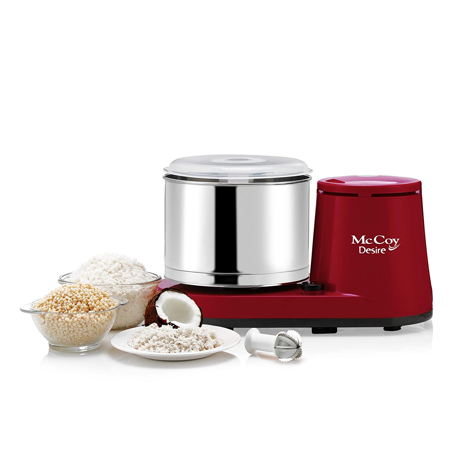 

Mccoy DESIRE 150 W Wet Grinder ( Maroon 1 Jar )