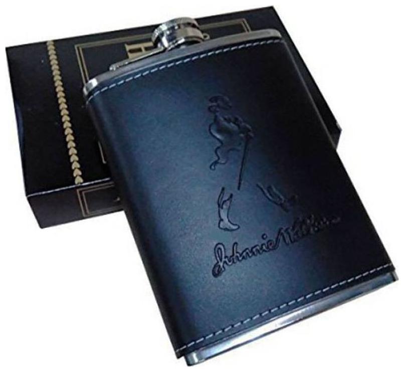

Meenaart stainless steel Stitched Stainless Steel Hip- Flask