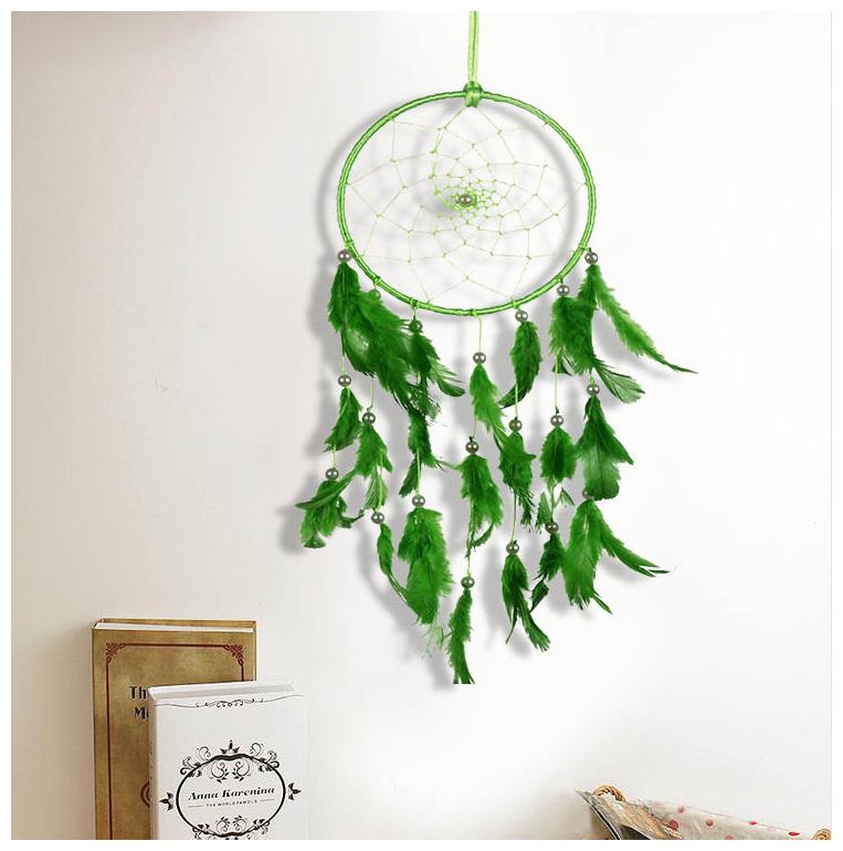 

Meher Collection Green color Dream Catcher Medium Size Traditional Indian Wall Art for Bedrooms Home Wall Hanging Design