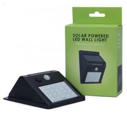 

MENDLY Automatic Solar LEDs Outdoor Lamp Waterproof Motion Sensor Light Security Wall Light for Indoor Garden Driveway Pathway Solar Light Set (Wall Mounted Pack of 1)