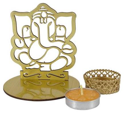 

MENDLY Paraffin wax Golden Candle