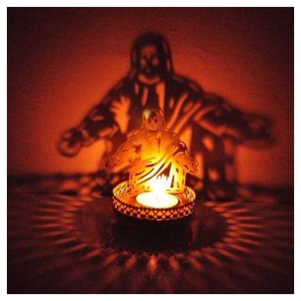 

MENDLY Paraffin wax Golden Candle
