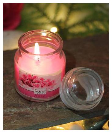 

MENDLY Paraffin wax Pink Candle holder